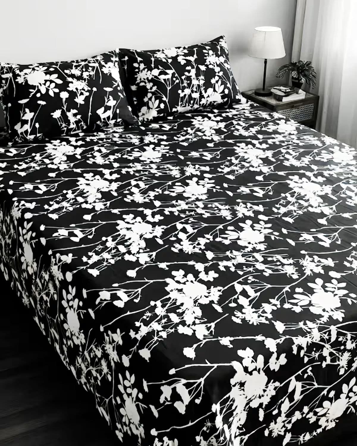 Noir Botanica Bed Set