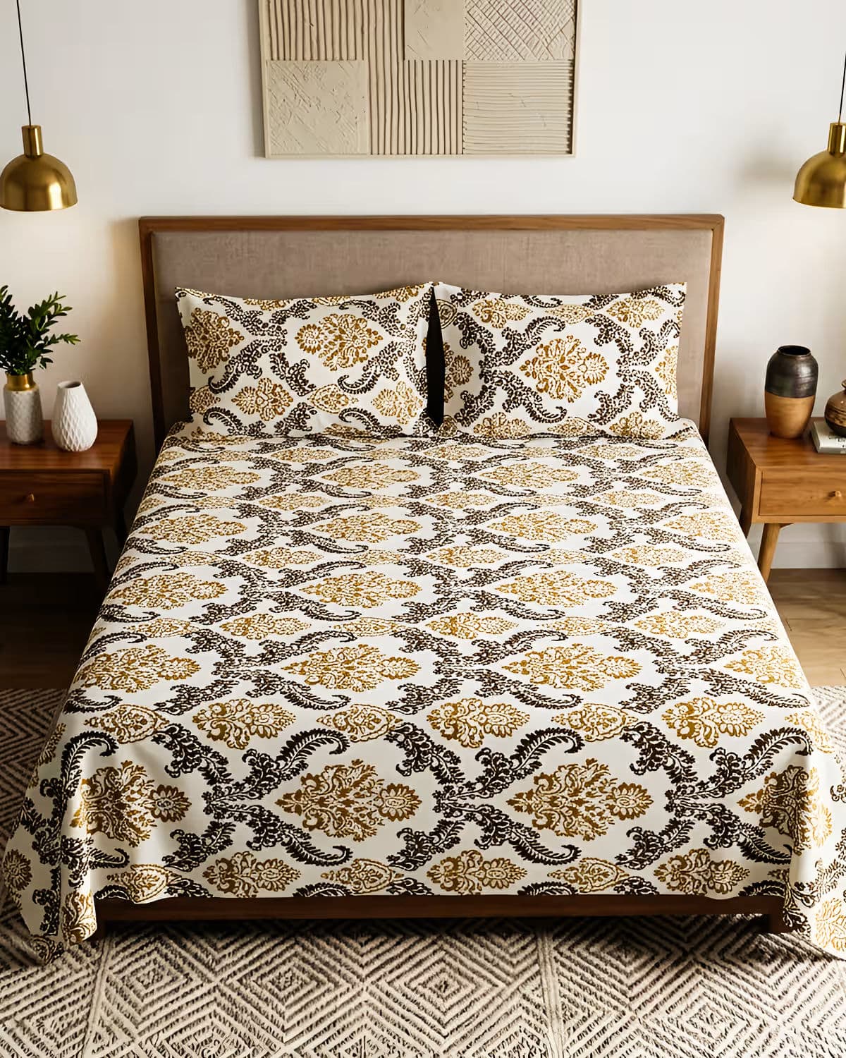The Baroque Damask Bed Set